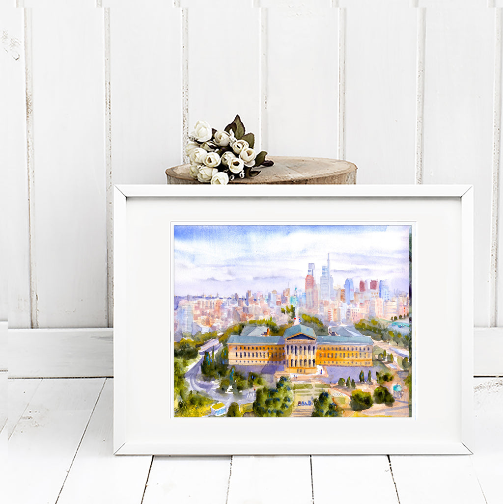 Prepossessing Philadelphia - Watercolor Print
