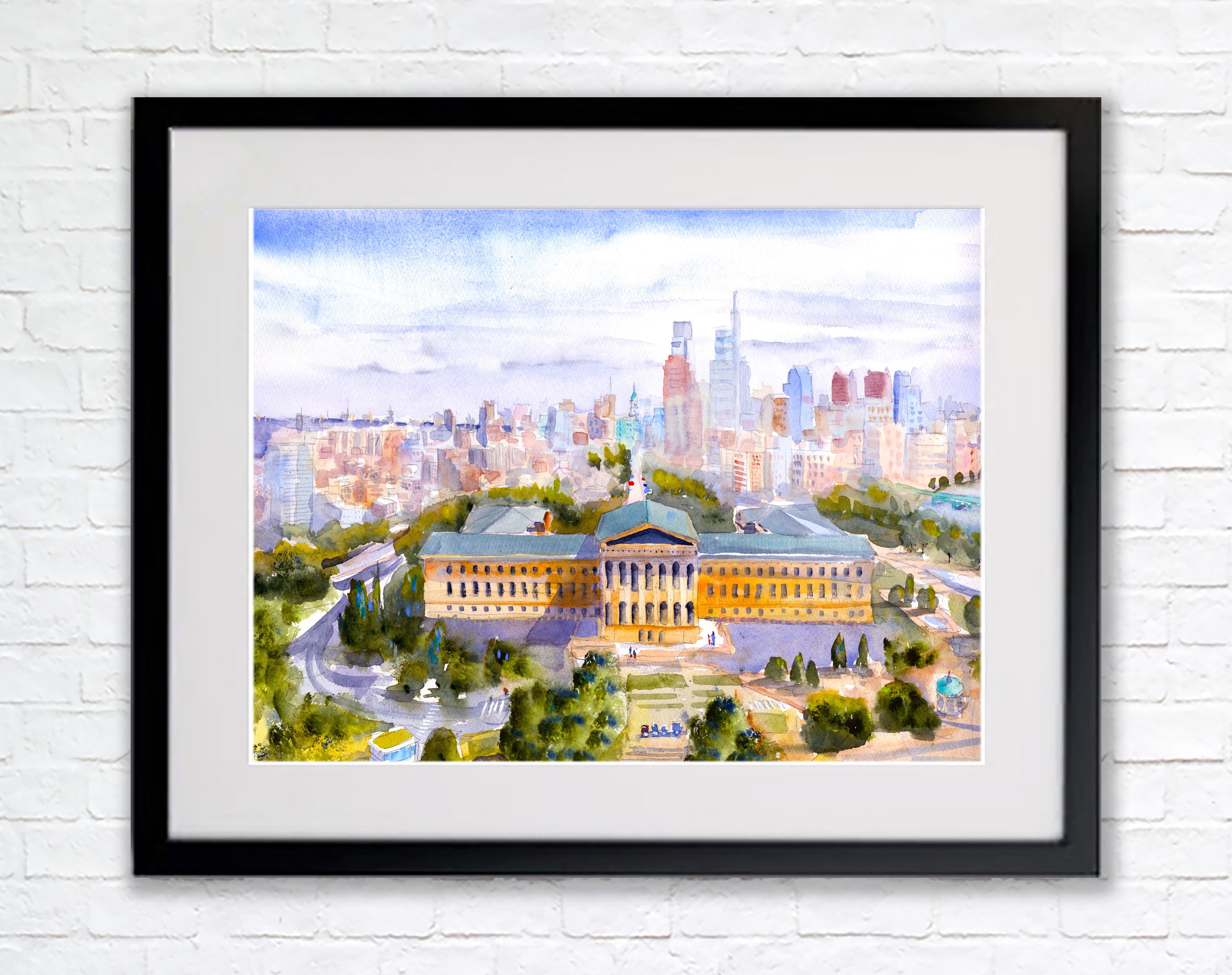 Prepossessing Philadelphia - Watercolor Print