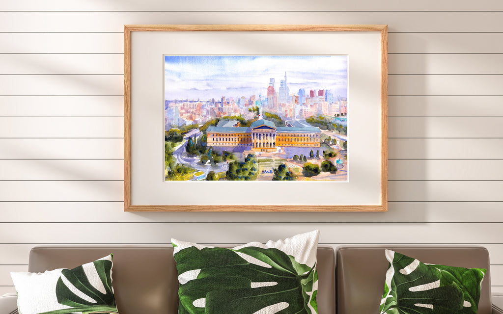 Prepossessing Philadelphia - Watercolor Print