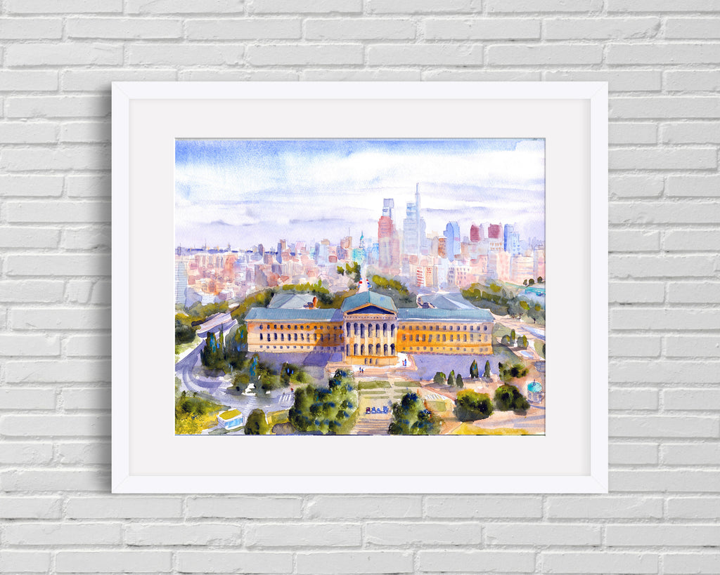 Prepossessing Philadelphia - Watercolor Print
