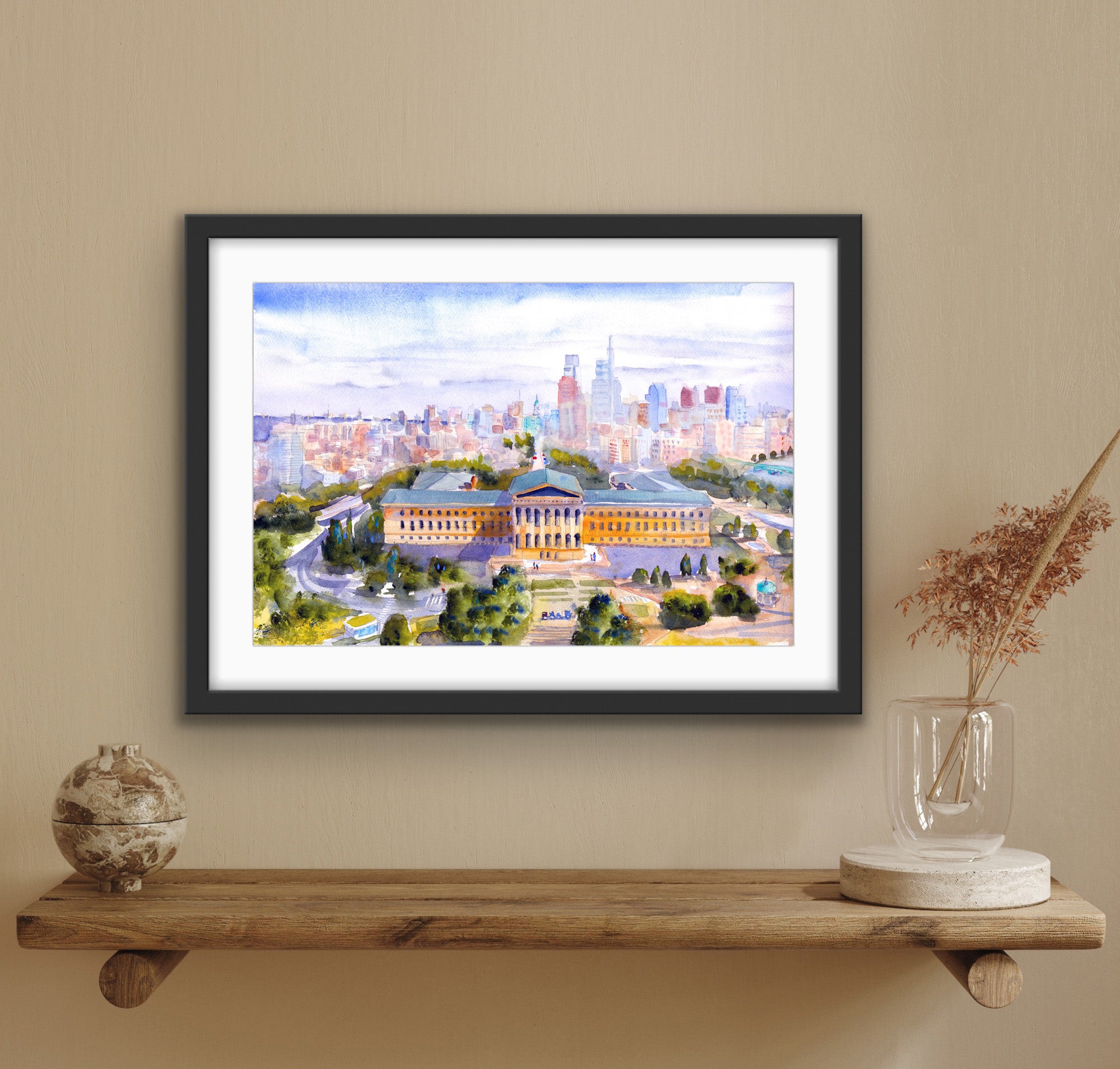 Prepossessing Philadelphia - Watercolor Print