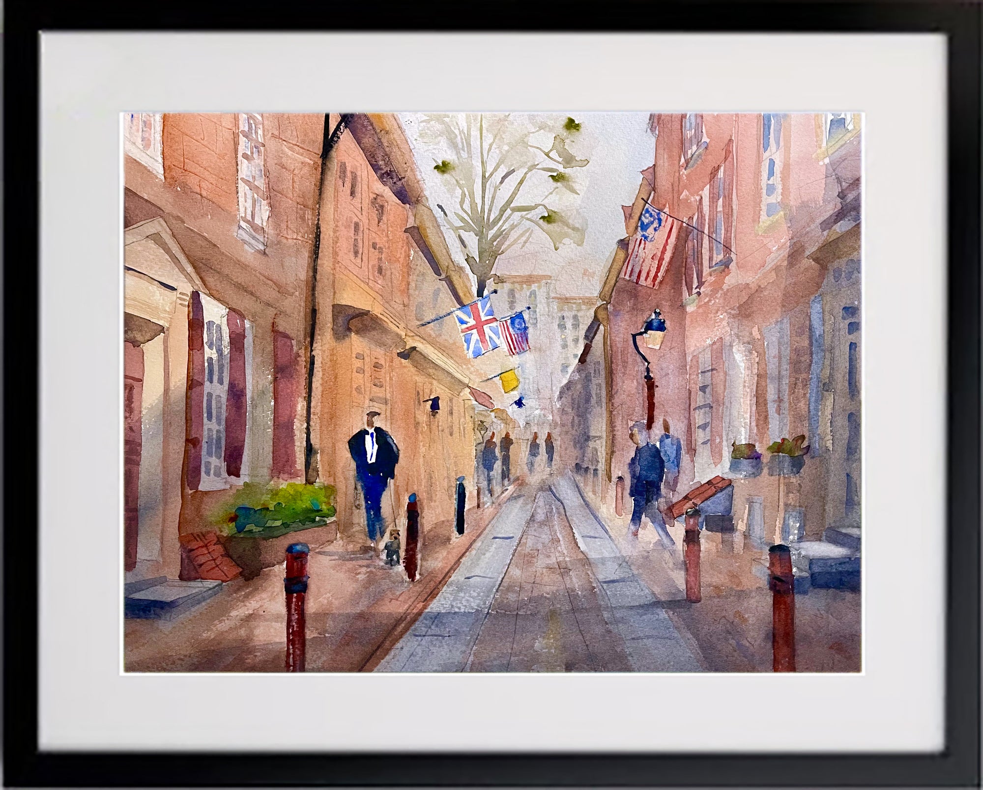 Elfreth's Alley - Philadelphia Wall Art Print