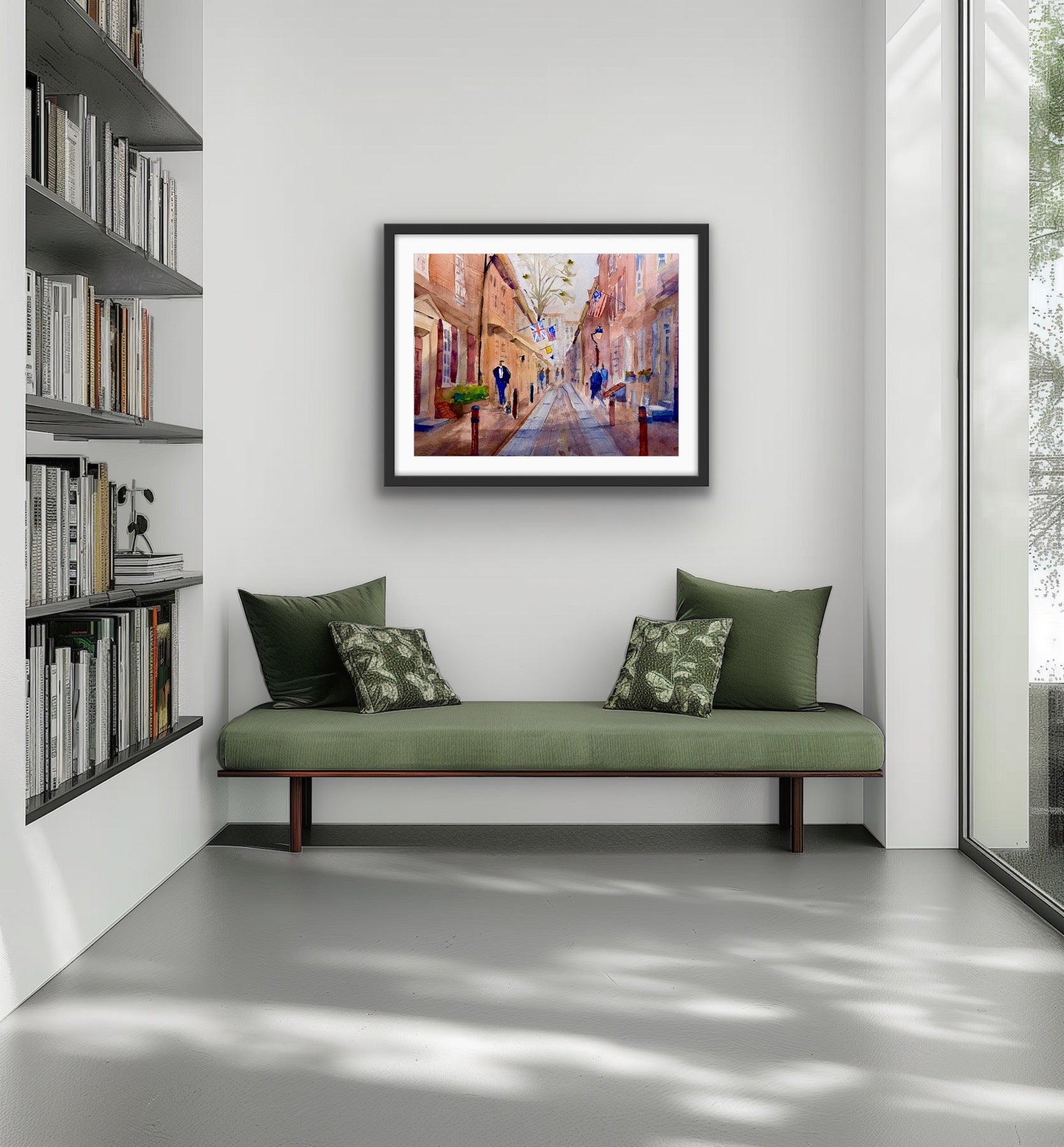 Elfreth's Alley - Philadelphia Wall Art Print
