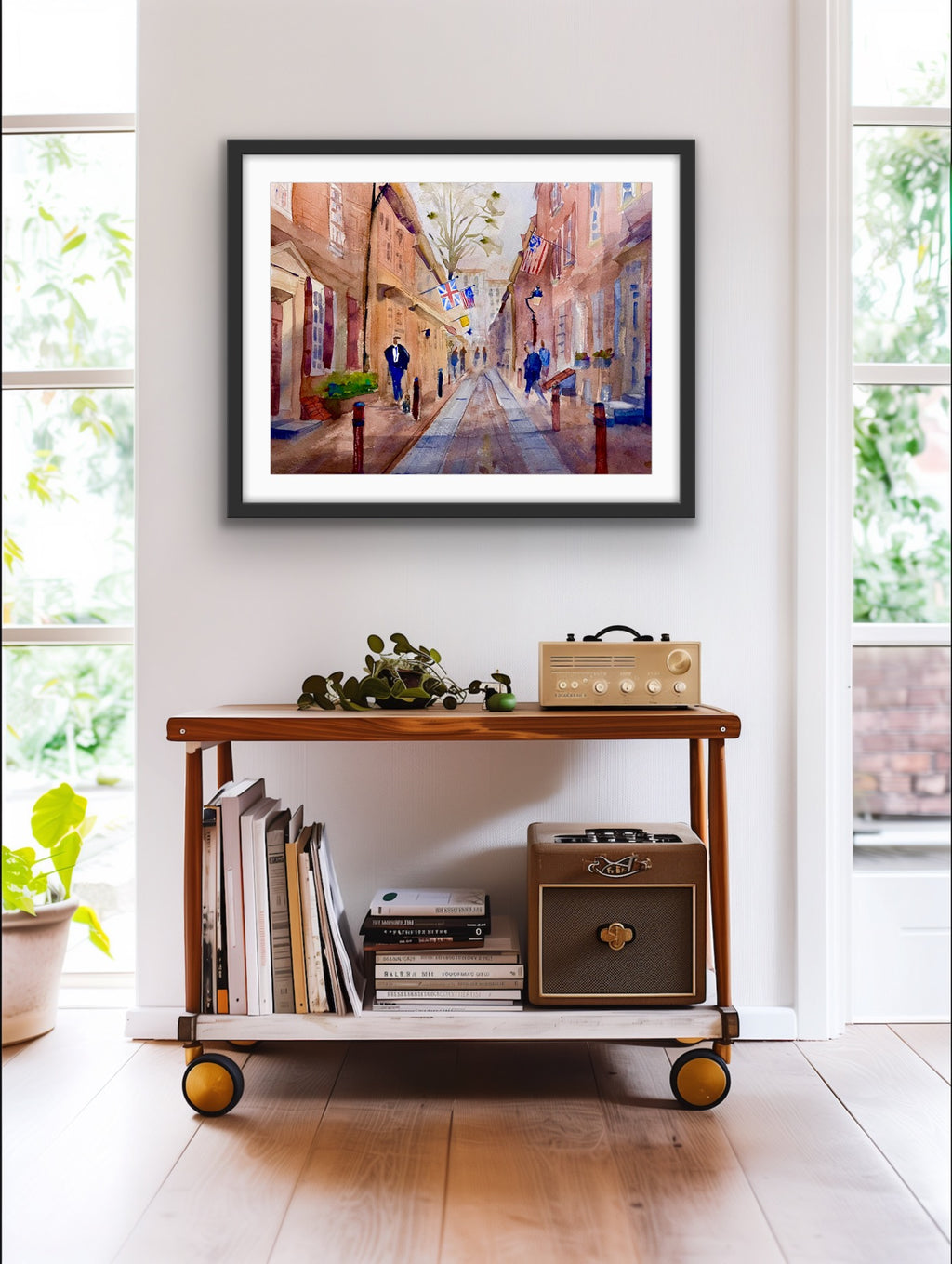 Elfreth's Alley - Philadelphia Wall Art Print