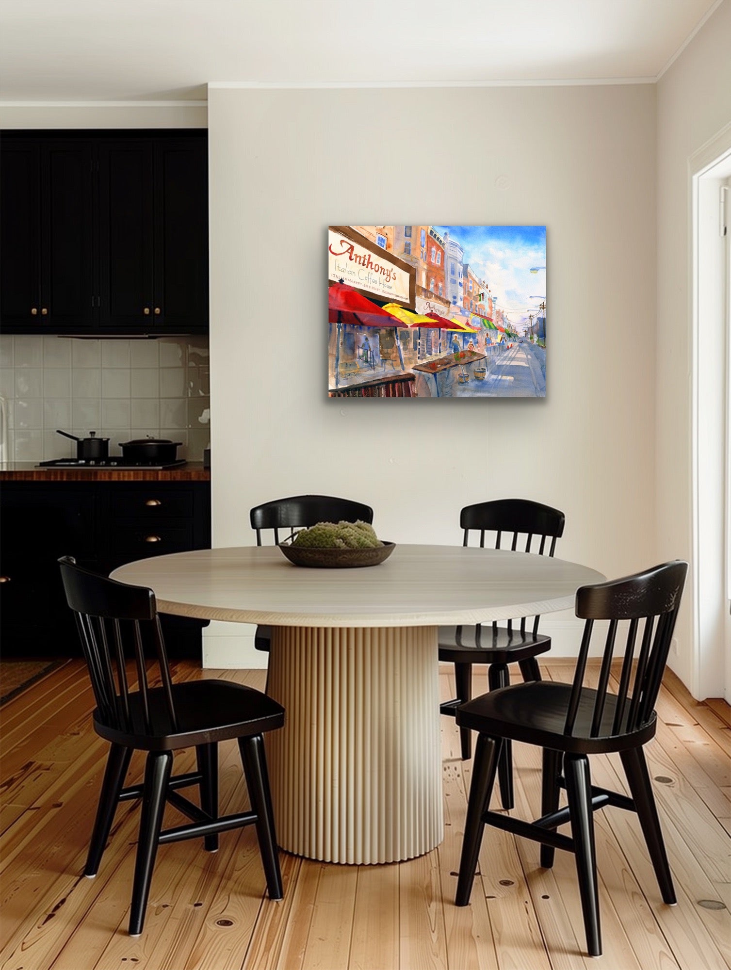 Philadelphia Italian Market - Philly Wall Art Watercolor Print