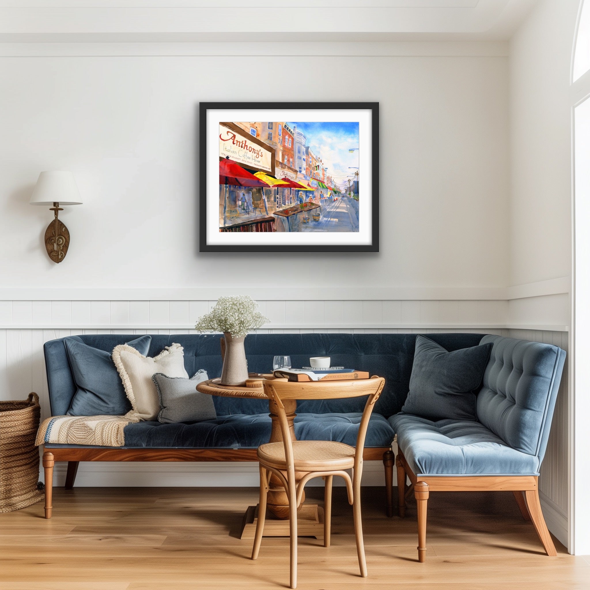Philadelphia Italian Market - Philly Wall Art Watercolor Print