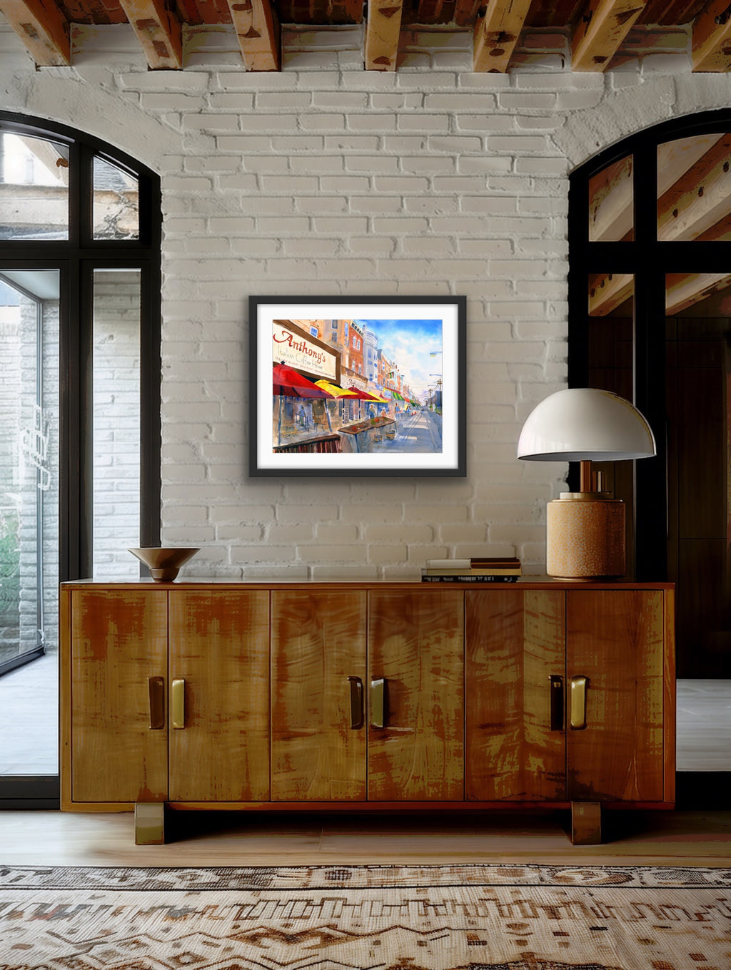 Philadelphia Italian Market - Philly Wall Art Watercolor Print