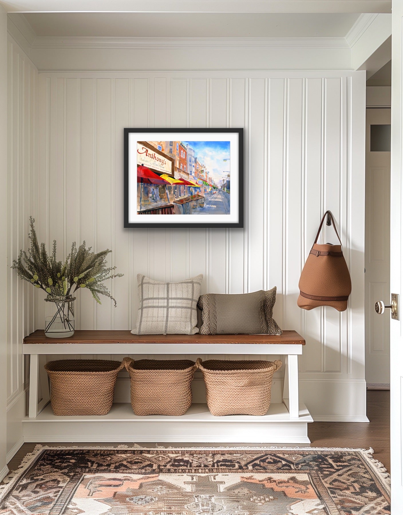 Philadelphia Italian Market - Philly Wall Art Watercolor Print