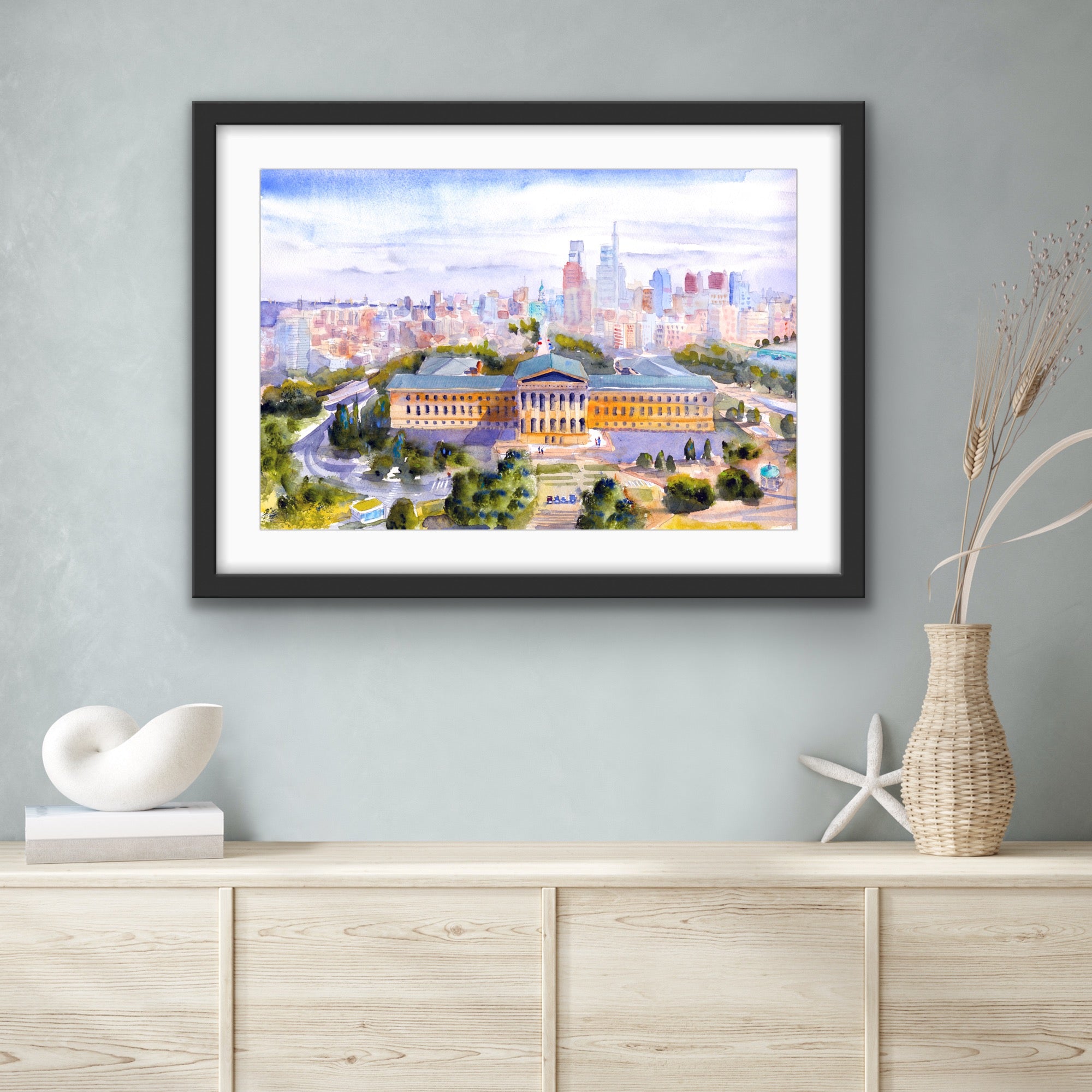 Prepossessing Philadelphia - Watercolor Print