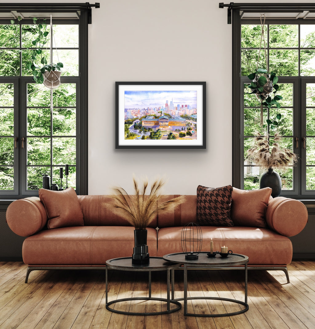 Prepossessing Philadelphia - Watercolor Print