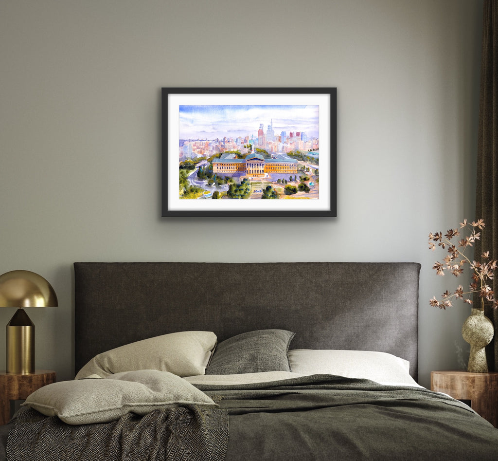 Prepossessing Philadelphia - Watercolor Print