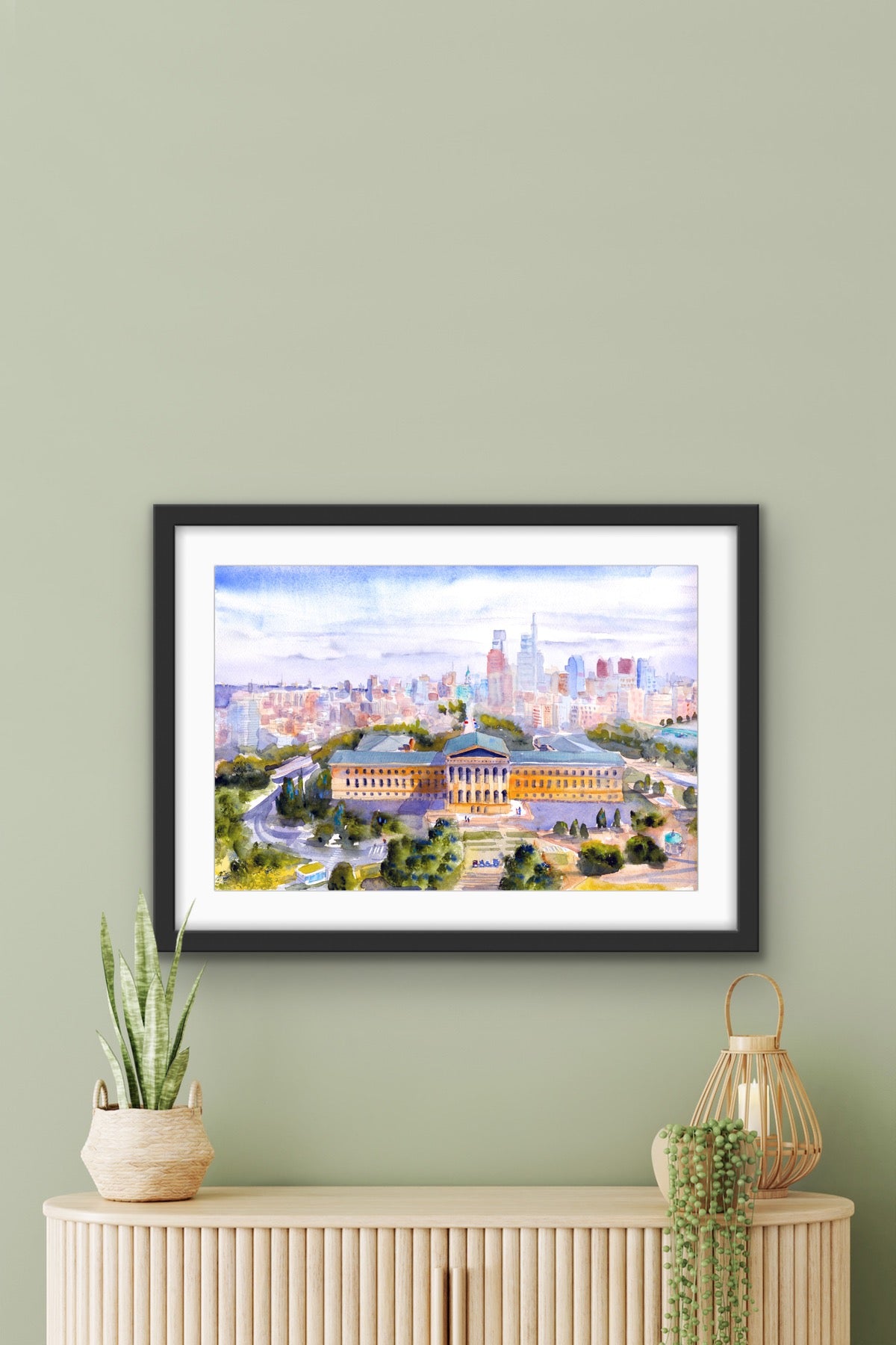 Prepossessing Philadelphia - Watercolor Print