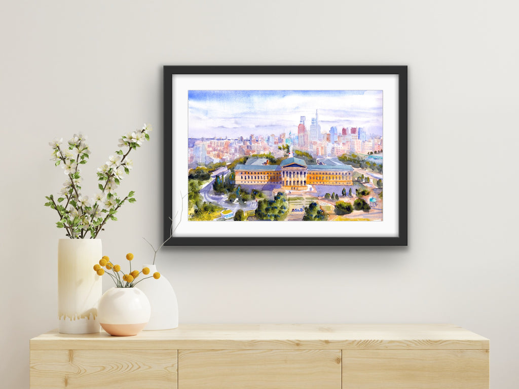 Prepossessing Philadelphia - Watercolor Print