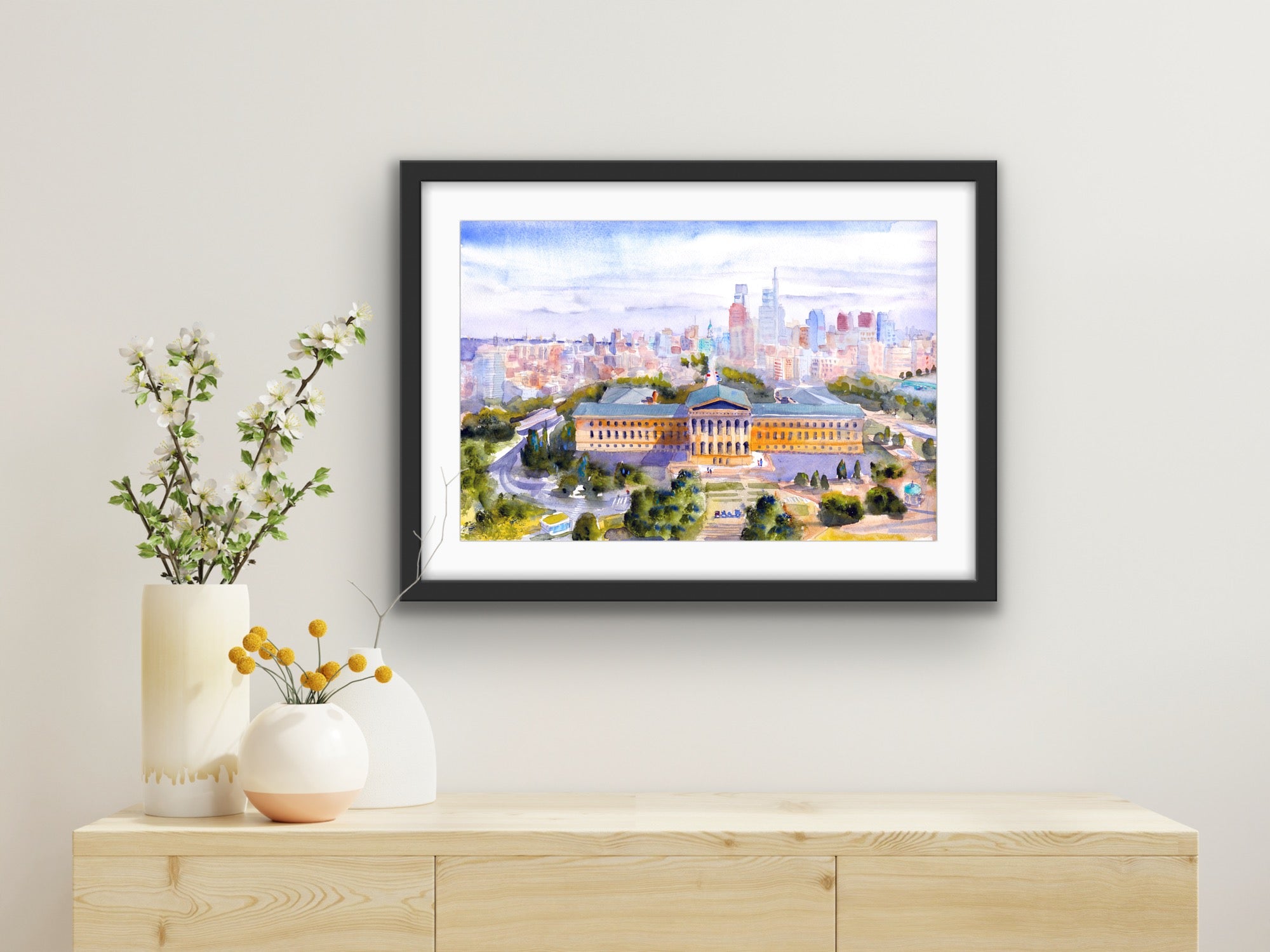 Prepossessing Philadelphia - Watercolor Print