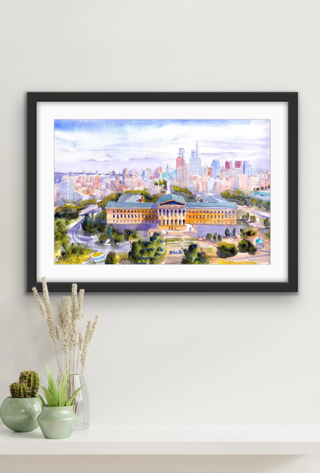 Prepossessing Philadelphia - Watercolor Print